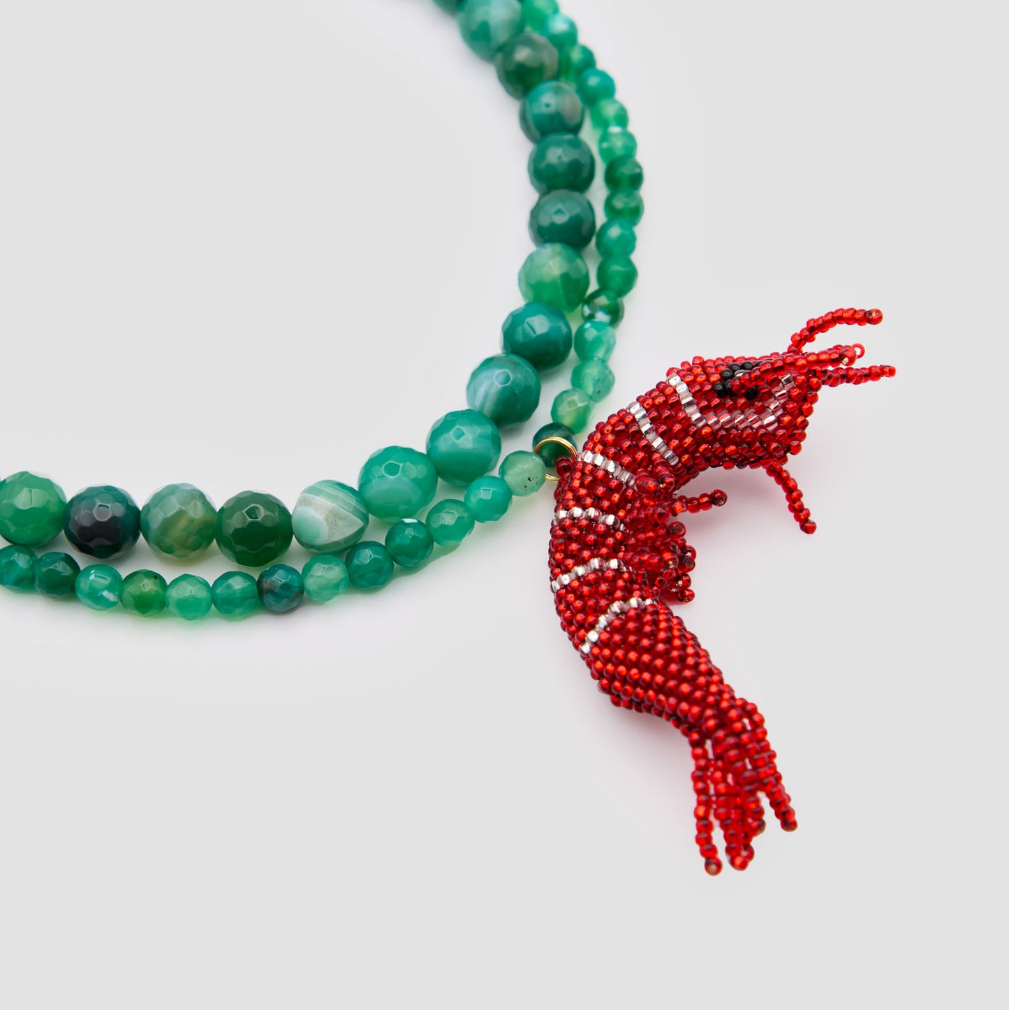 COLLAR GAMBÓN PLATEADO