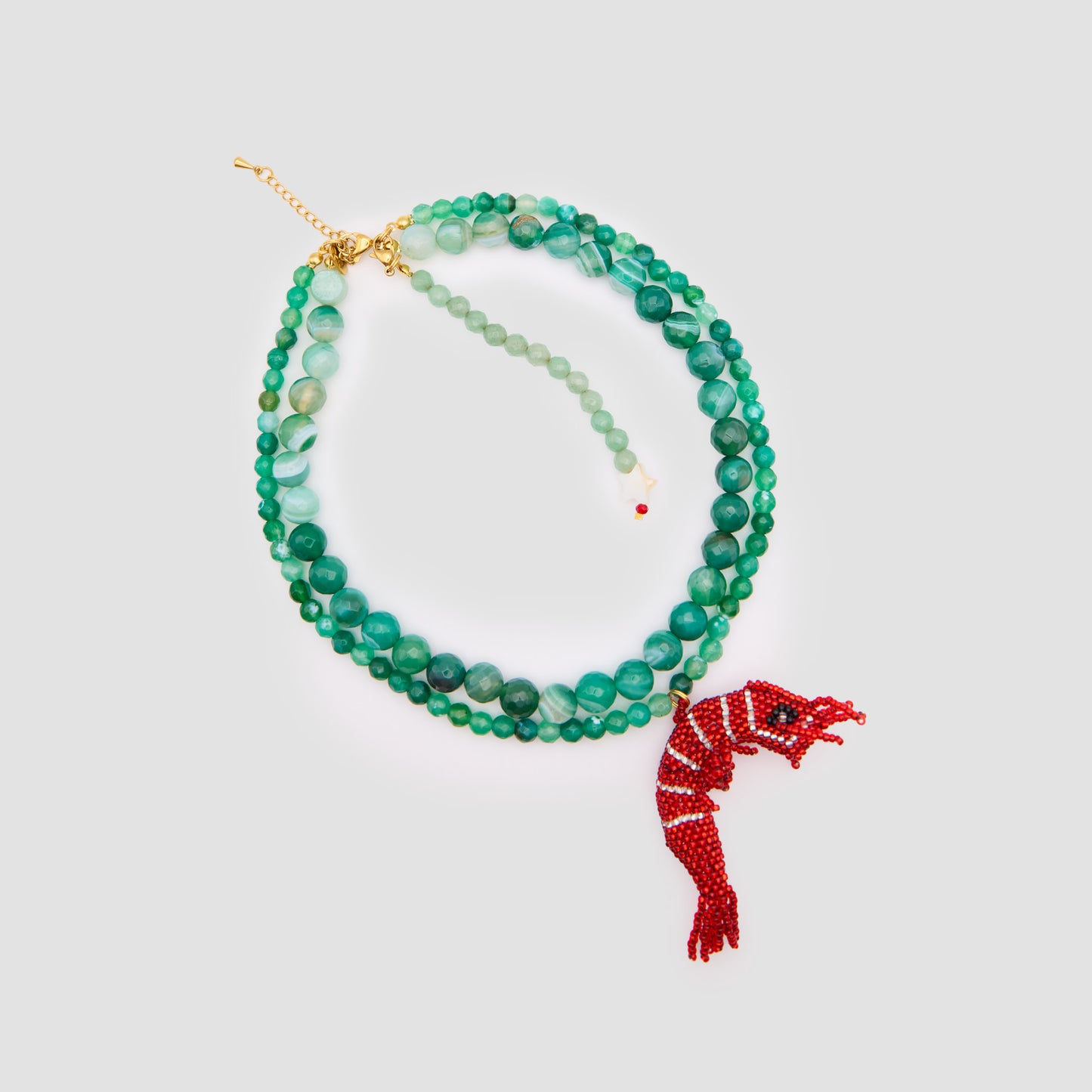 COLLAR GAMBÓN PLATEADO
