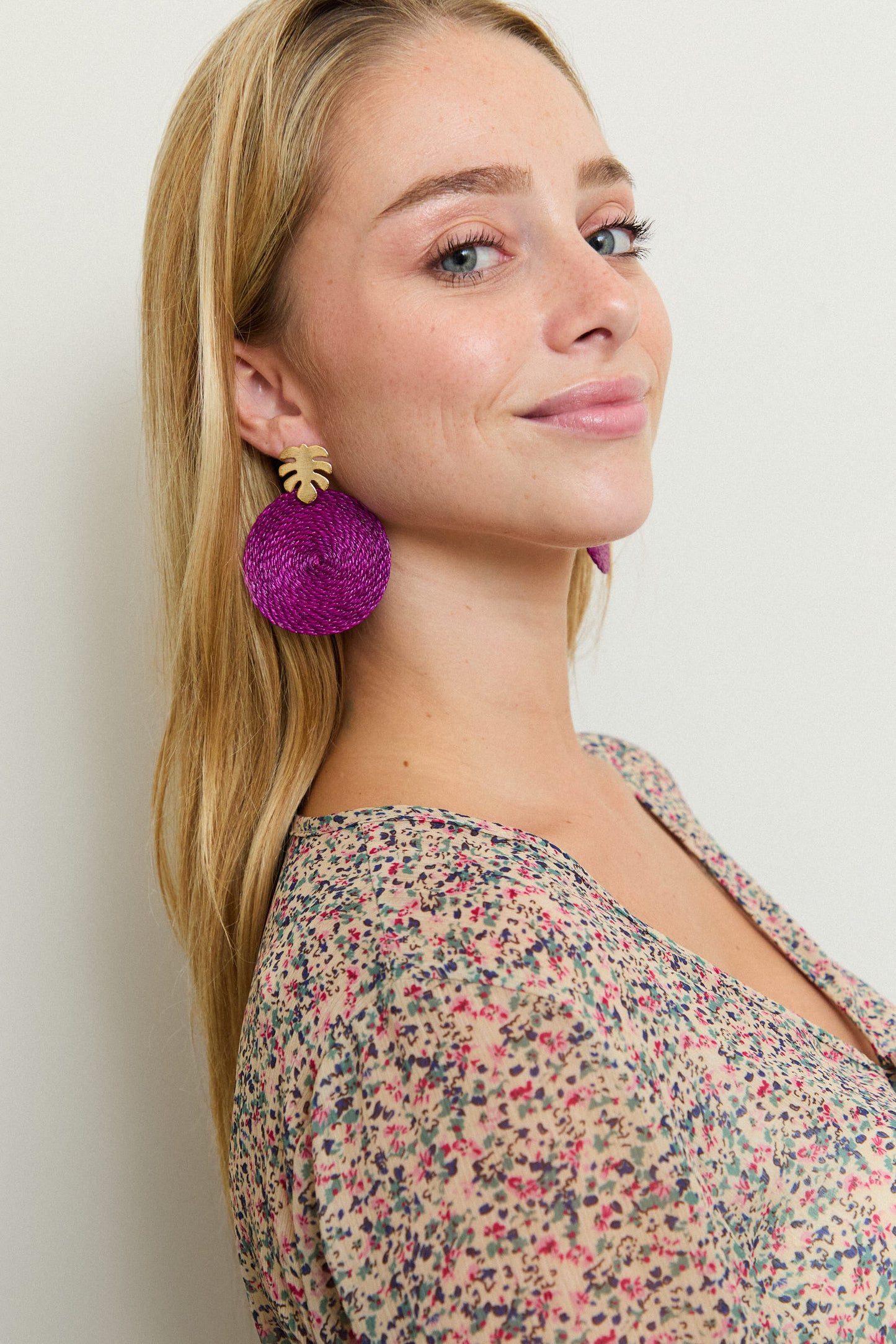 FUCSIA TERLENKA EARRINGS