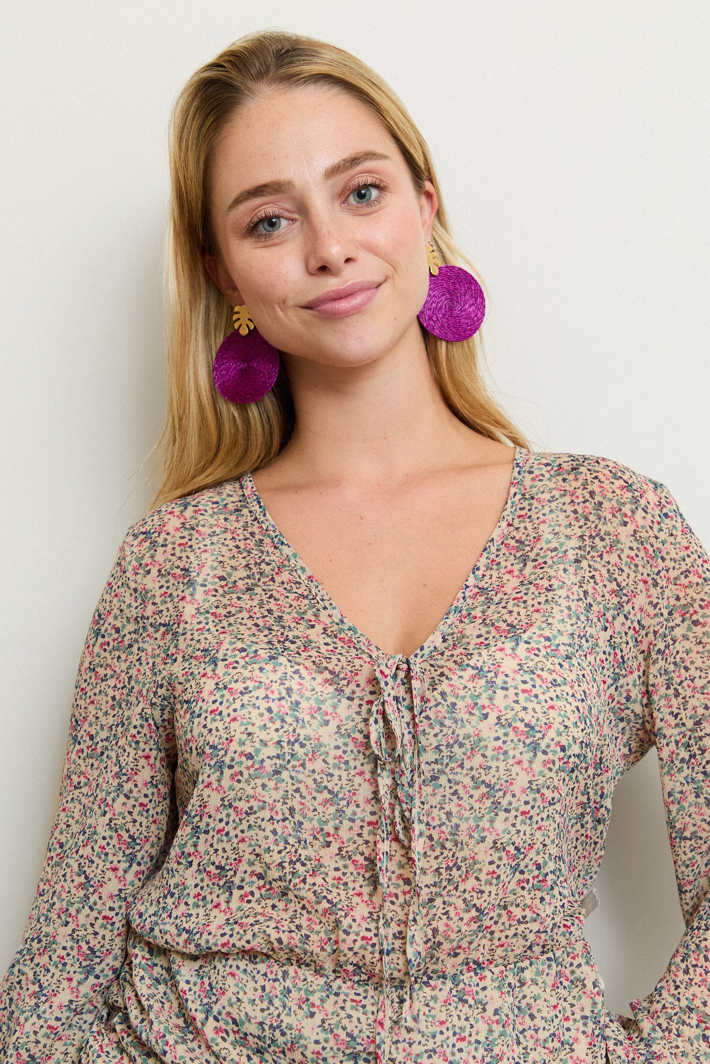 FUCSIA TERLENKA EARRINGS