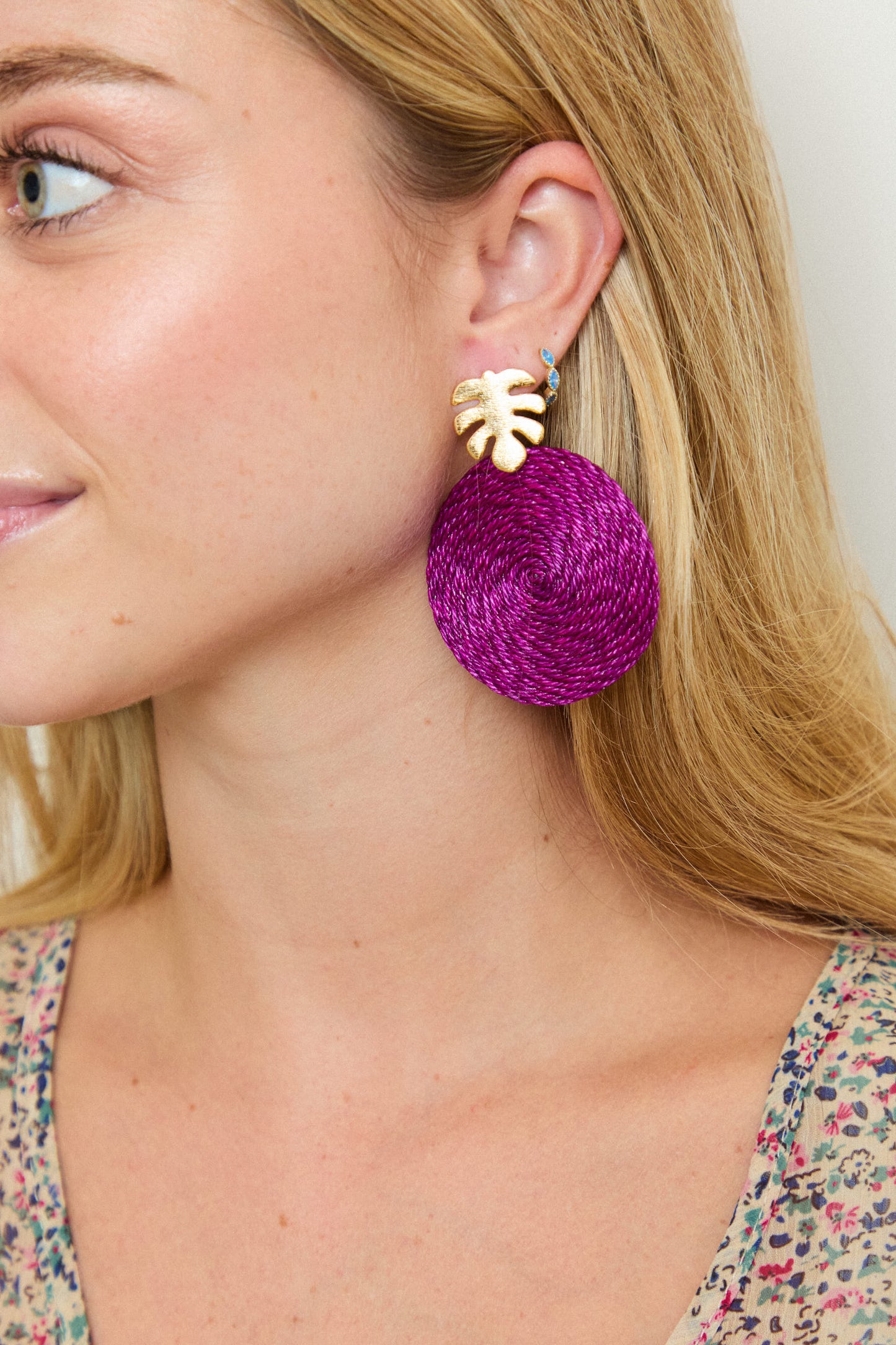 FUCSIA TERLENKA EARRINGS